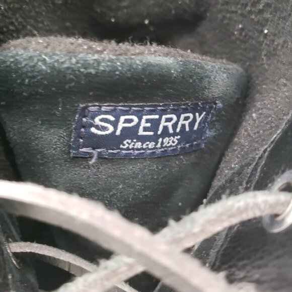 Sperry Top-Sider Women's Size 6 M Syren Gulf Duck Black Bootie STS80422 Leather - Picture 6 of 14